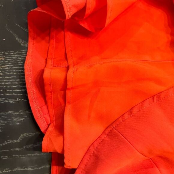 Ivy & Blu Women's Mini Wells Dress Size 6 Tangerine Square Neck - Picture 9 of 12